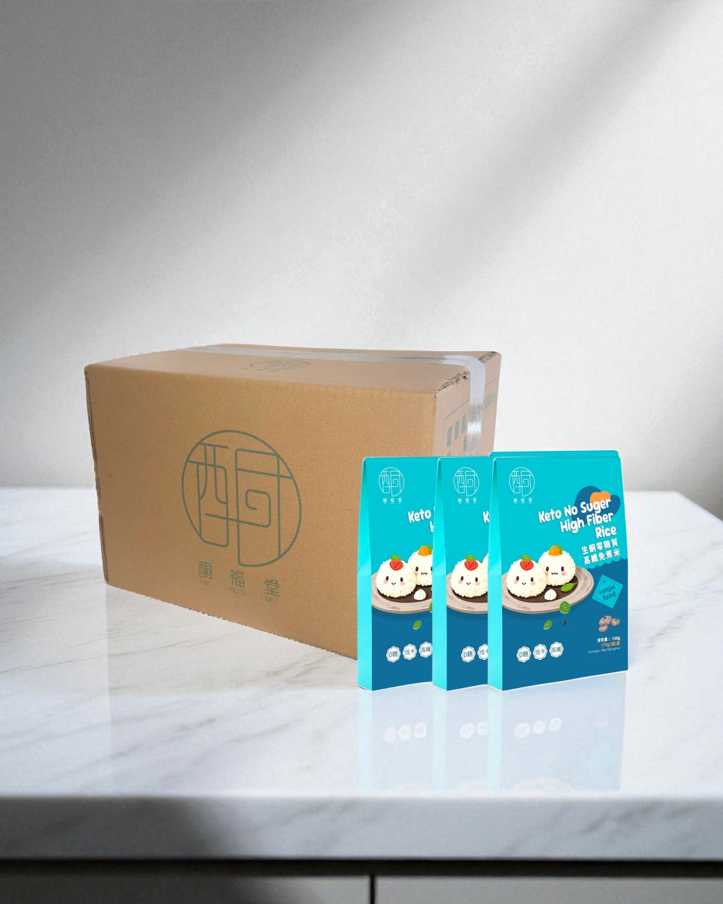 生酮零糖質高纖免煮米 原箱20盒