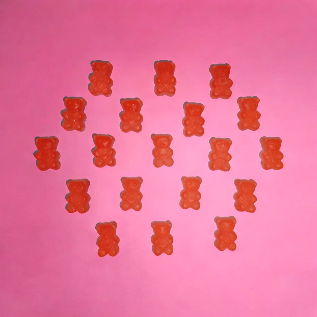 BHB生酮助燃脂士多啤梨熊仔軟糖 (每瓶60粒)